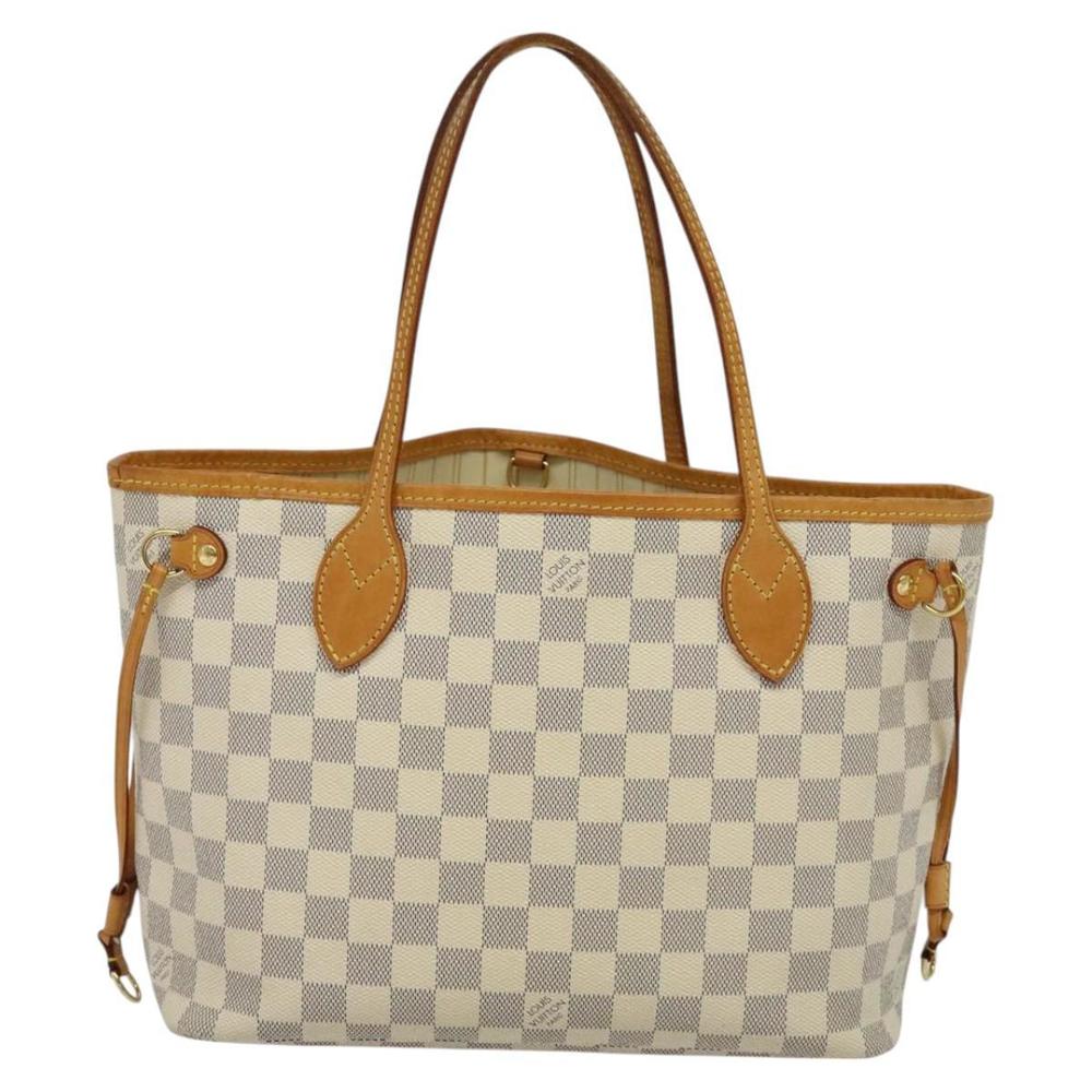 LOUIS VUITTON Damier Azur Neverfull PM Tote Bag N41362 LV Auth 120593 - Picture 2 of 16